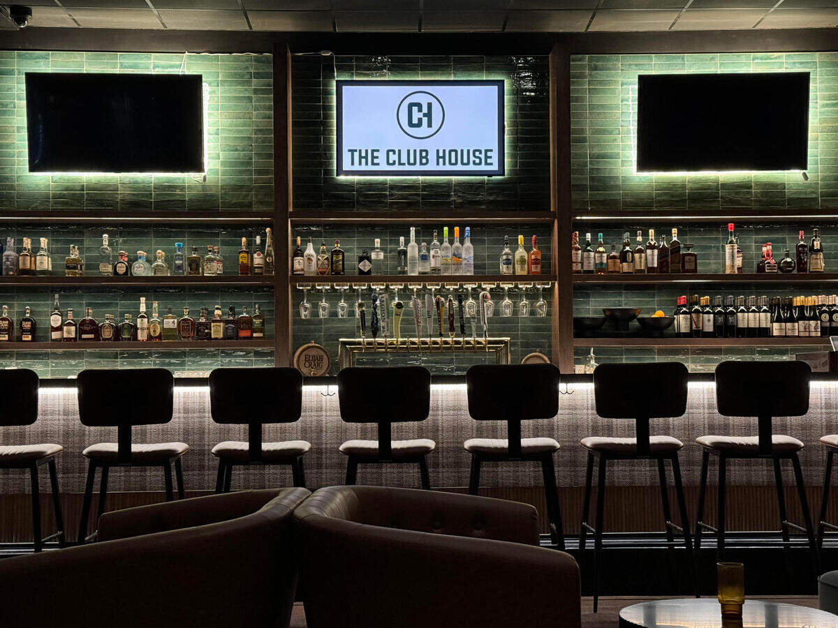 The Club House in Ballantyne is 4,800-square-foot with bar seating, a couch area, low tables and high tops, as well as a patio.