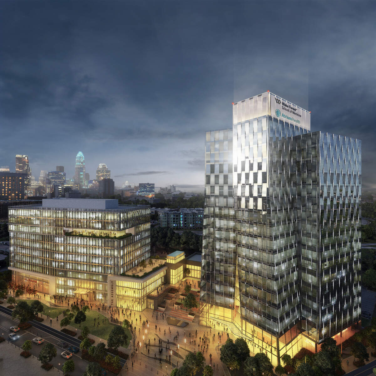 Atrium Health released new renderings of Charlotte’s first four-year medical school.