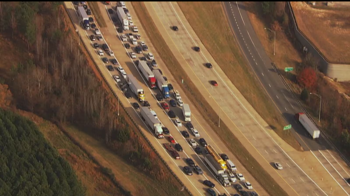 The Huntersville Fire Department said commuters should find an alternate route on Interstate 485 this evening after a deadly crash just before Harris Boulevard shut down part of the highway.