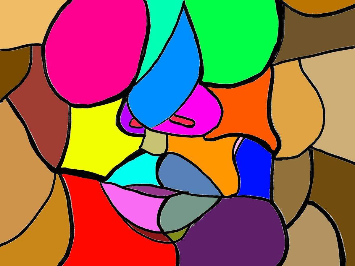 Storm Kimble, 16, is creating visual art in the Playing For Others program that focuses on the concept of perfection being in the eye of the beholder.