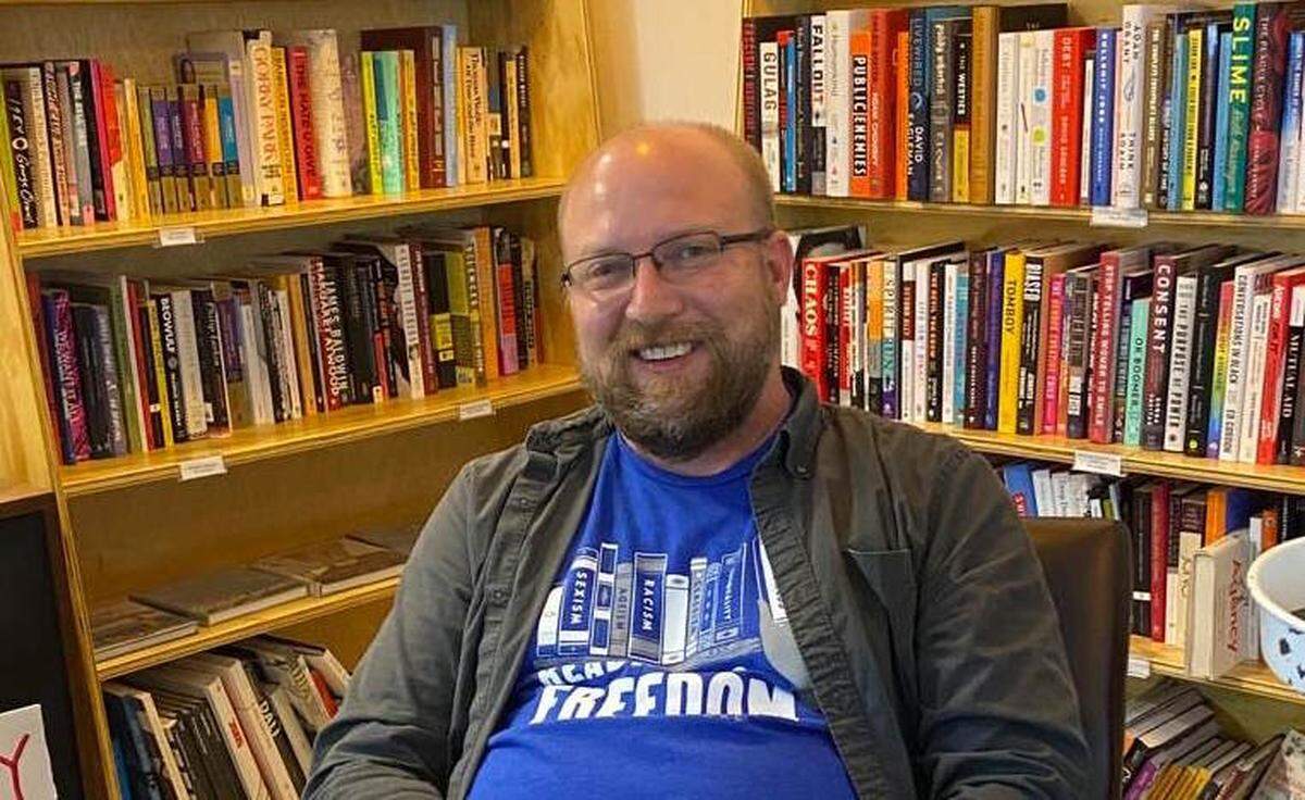 Rob Banker opened I’ve Read It In Books inside Premium Sound, the record store inside Tip Top Daily Market in October 2020, and soon found himself connecting with Charlotte’s homeless residents over their mutual love of books.
