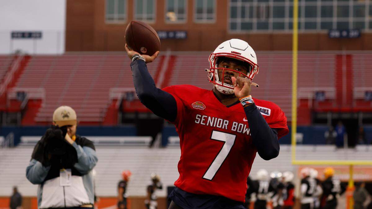 Liberty's Malik Willis has stood out as one of the best quarterbacks at the 2022 Senior Bowl.