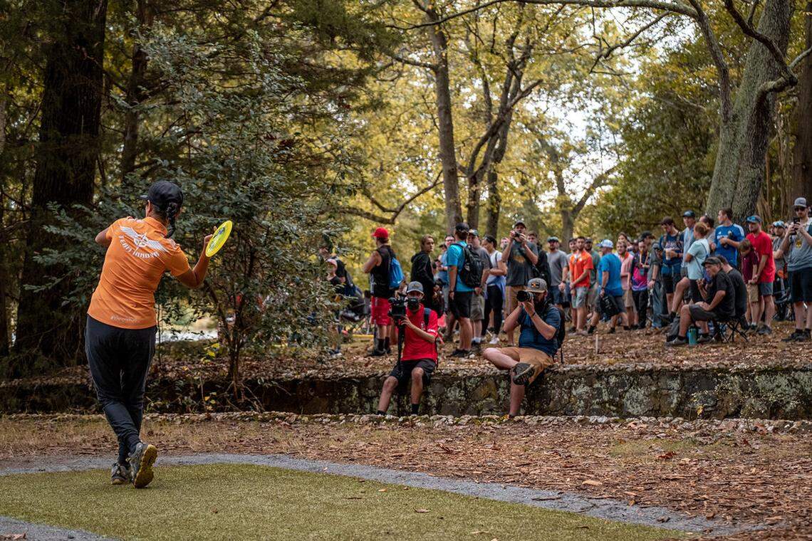 The Disc Golf Pro Tour is coming to Charlotte for the Disc Golf Pro Tour Championship at Hornets Nest Disc Golf Course.