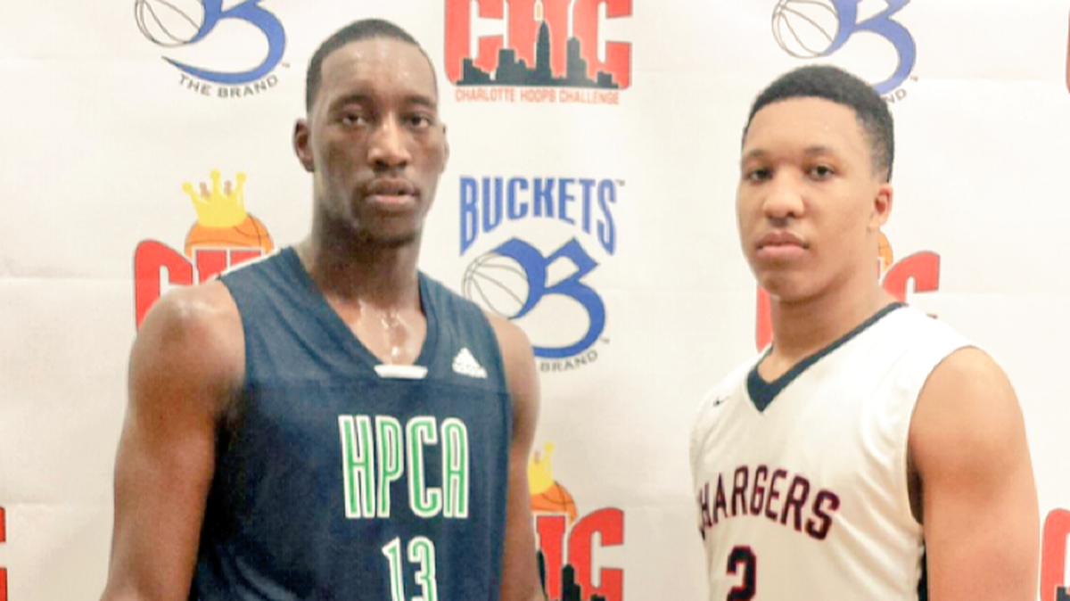 In high school, Grant Williams (right, Providence Day) and Bam Adebayo were rivals who met in the state championship game in 2016. Now, Williams and the Boston Celtics are playing Adebayo and the Miami Heat in the NBA’s Eastern Conference finals