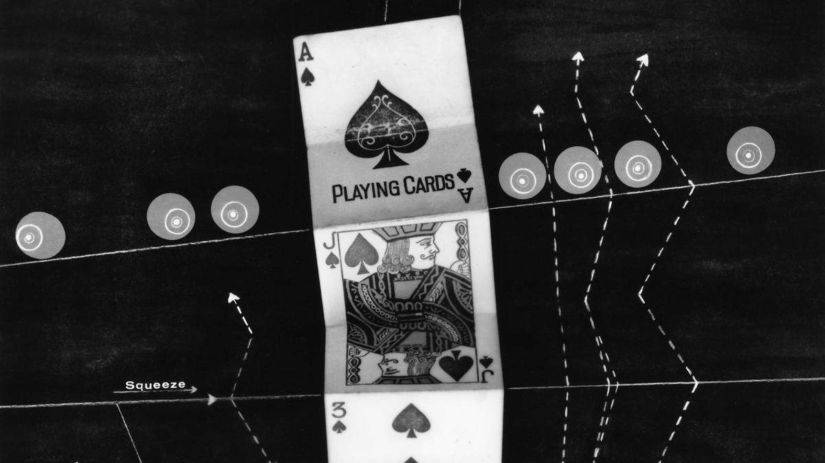 Carol Golemboski’s Playing Cards is among her works on view at The Light Factory until Aug. .2.
