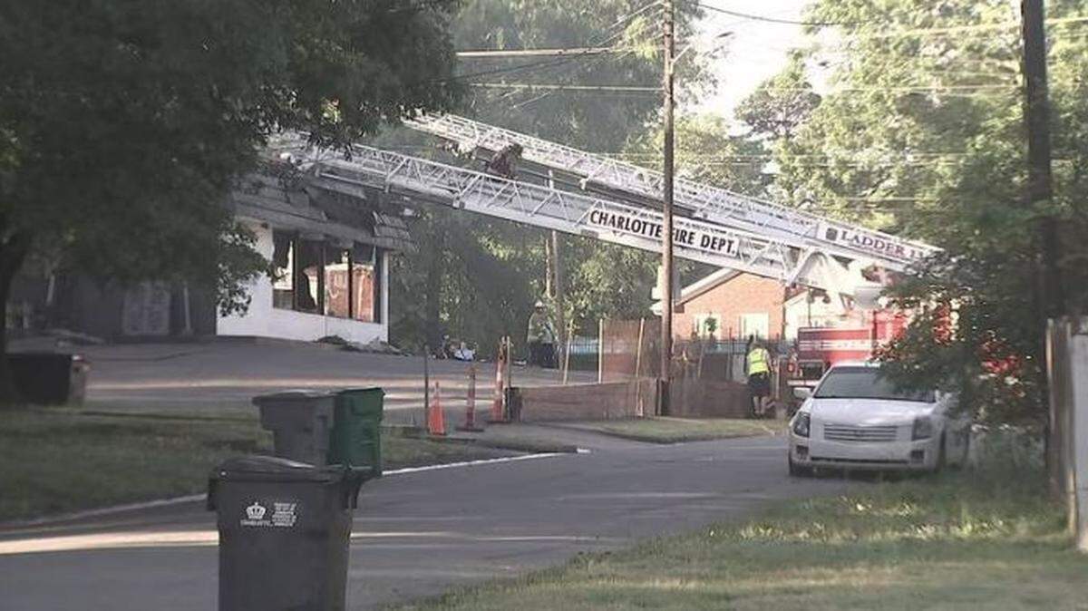 A person saw flames inside the popular restaurant Cuzzo’s Cuisine Wednesday morning.