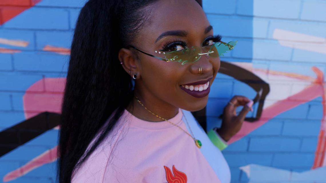 That familiar face you may have seen in recent Google Fiber ads is Charlotte gamer Morgan Nixon.