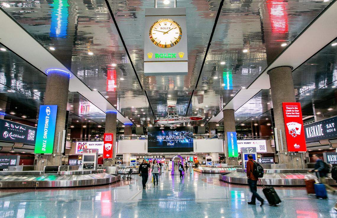 Harry Reid International Airport in Las Vegas is one of busiest hubs in the U.S.