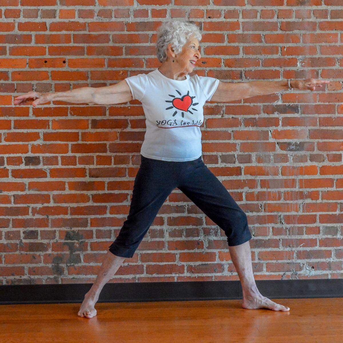 Yoga for Life’s original owner, Mary Lou Buck, returned for one last yoga pose at the studio.