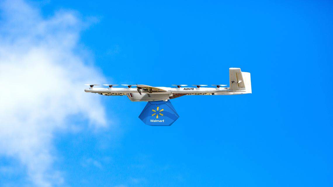 Some GA Walmart customers can now order items by drone. Here’s where, how it works