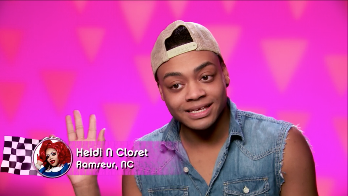 Heidi N Closet grew up as Trevien Anthonie Cheek and is from Ramseur, North Carolina.