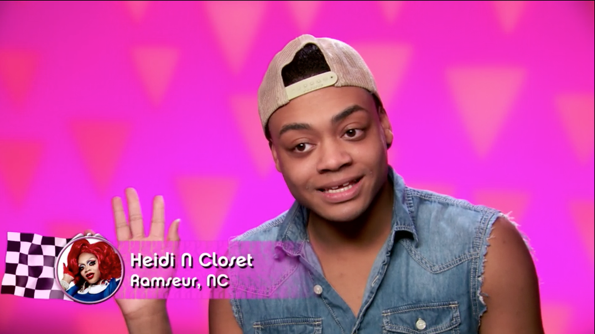 Heidi N Closet grew up as Trevien Anthonie Cheek and is from Ramseur, North Carolina.