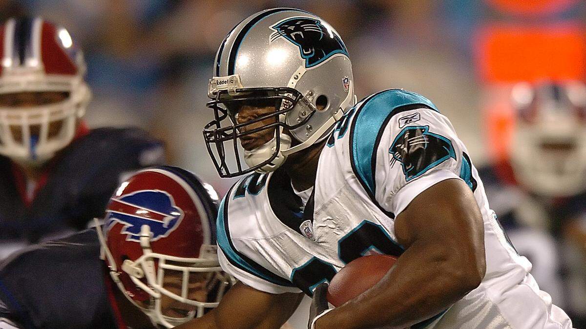 Panthers second-round pick Eric Shelton’s career got off to a late start, and he struggled on the field once it did.
