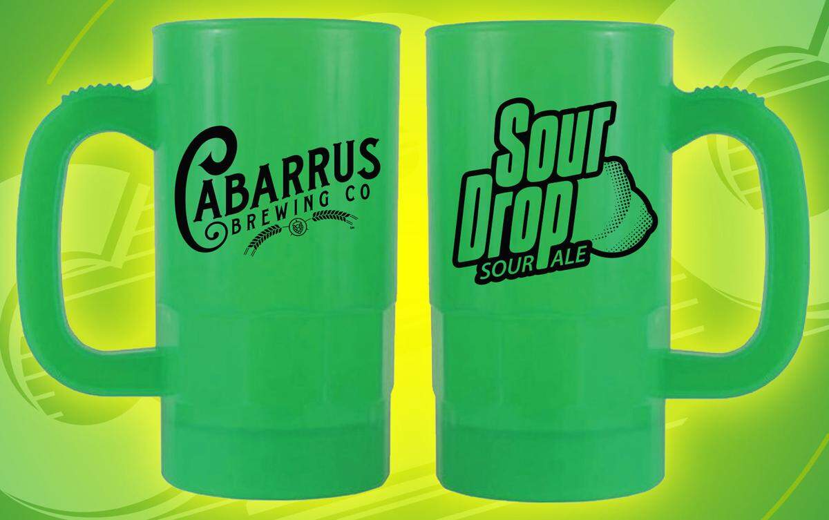 Cabarrus Brewing’s Sour Drop mugs.