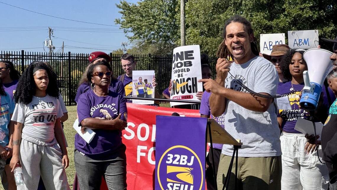 Charlotte airport workers union goes on strike Wednesday, citing workplace safety