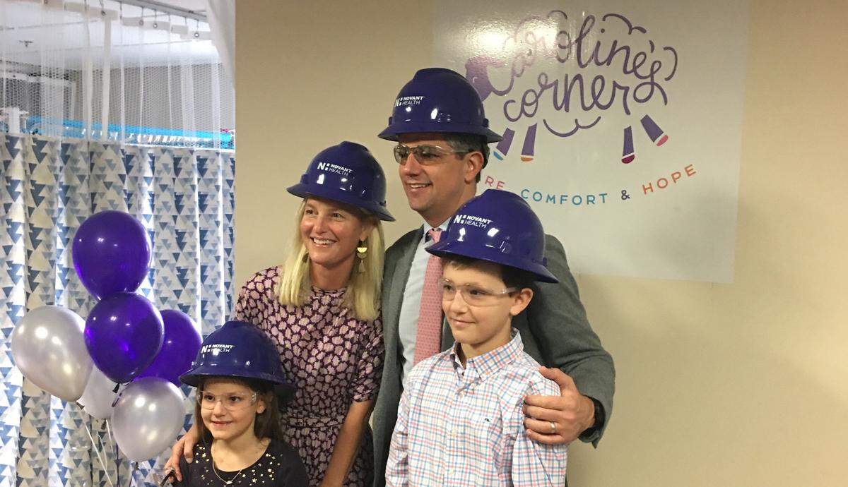 Construction on Caroline’s Corner began in October, and the room is expected to be opened in January 2021.