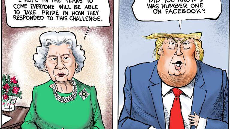 Kevin Siers cartoon: The Queen’s Speech