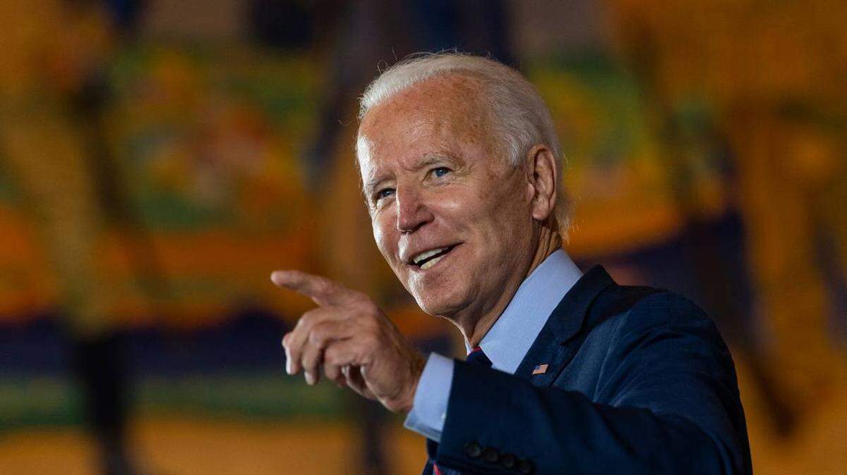 Democratic presidential candidate Joe Biden speaks at Cincinnati Museum Center at Union Terminal in Cincinnati. The former vice president was campaigning there Monday.