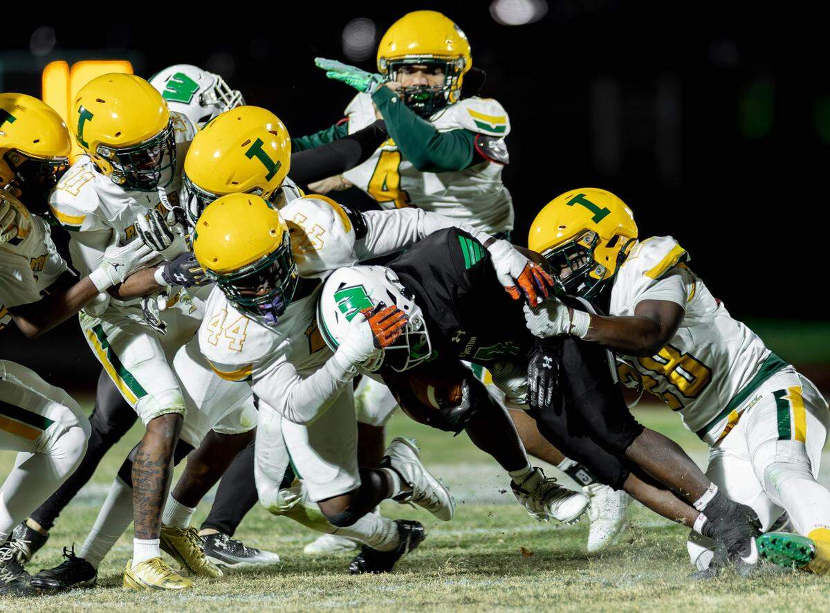 Independence would stop Weddington on a third and short play. Weddington would host Independence in the NCHSAA quarterfinal playoff game Friday, November, 28 2025.