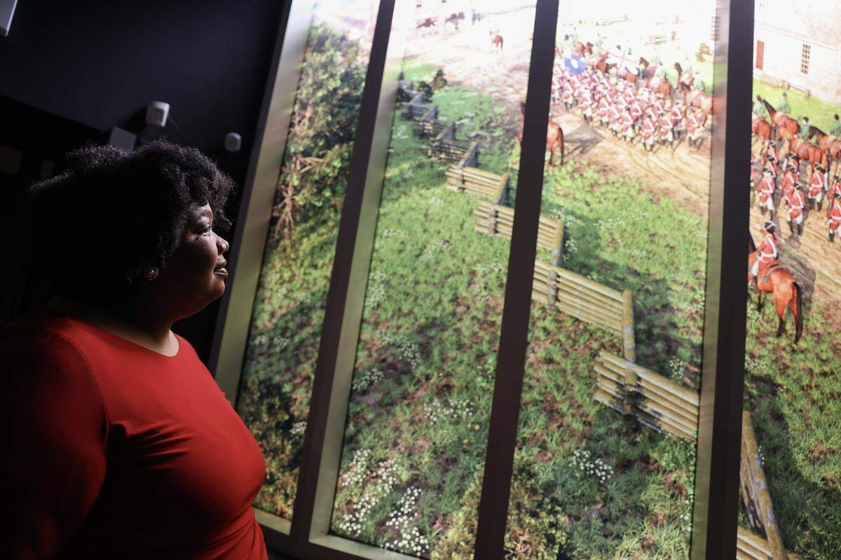 Terri White is the president and CEO of the Charlotte Museum of History where the “American Revolution: The Augmented Exhibition” is on exhibit.