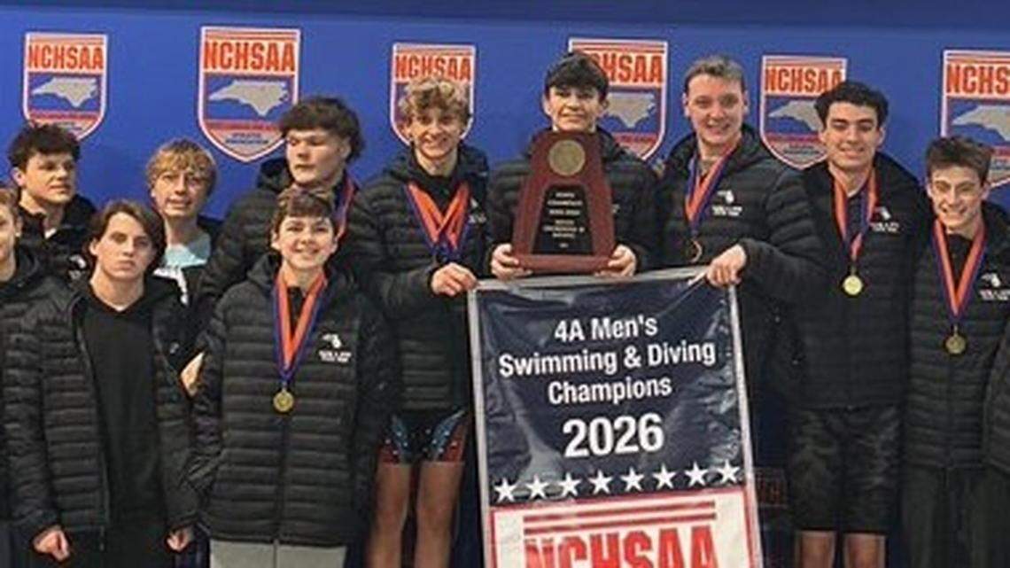 Charlotte, Raleigh area teams dominate state’s 7A, 4A high school swimming finals