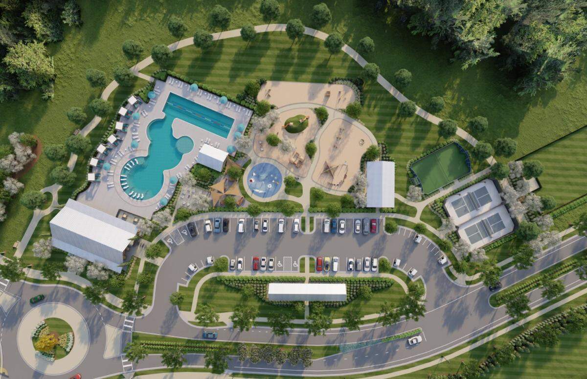 A rendering of Carolina Ridge, a new neighborhood in Cabarrus County. Once completed, it’ll add 1,110 home to the Charlotte suburb.