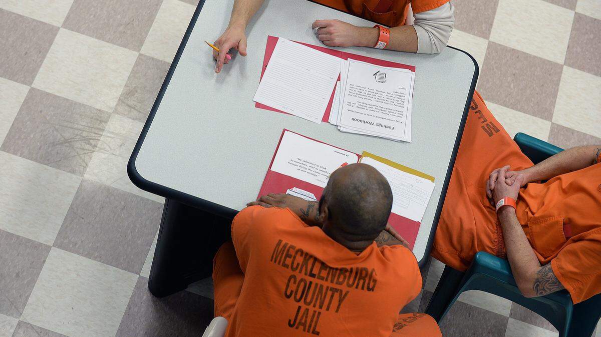 Many defendants are held in jail simply because they are too poor to afford bail.