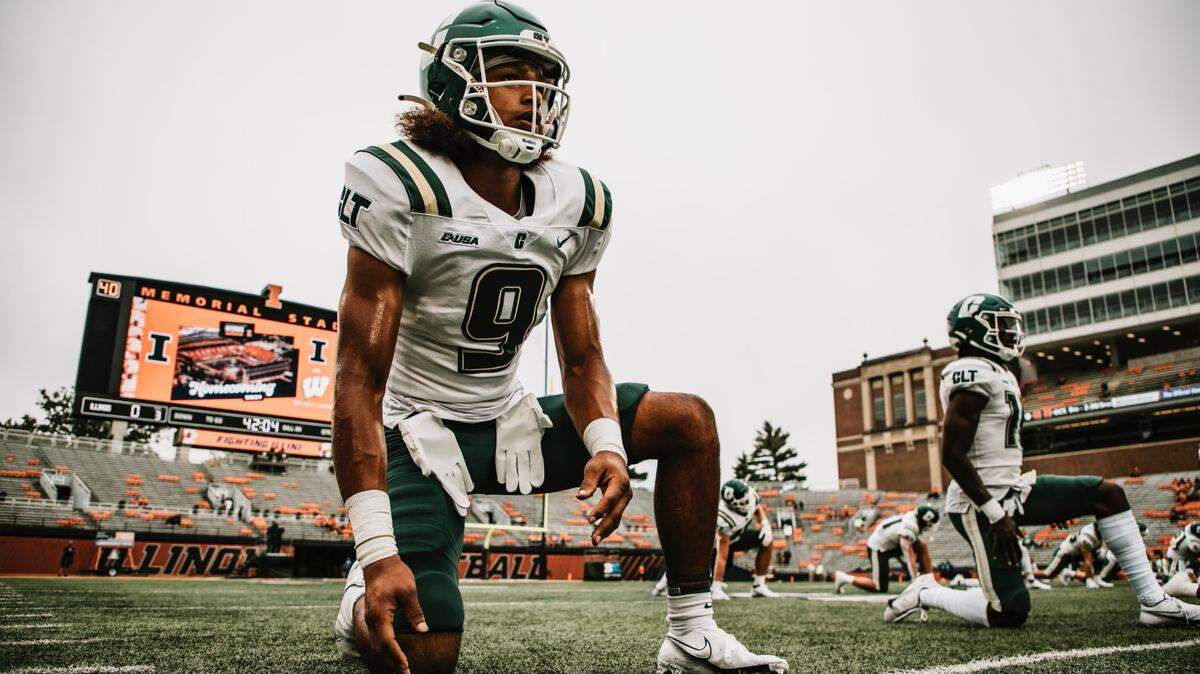 Charlotte 49ers freshman and Conference-USA Freshman of the year Elijah Spencer.