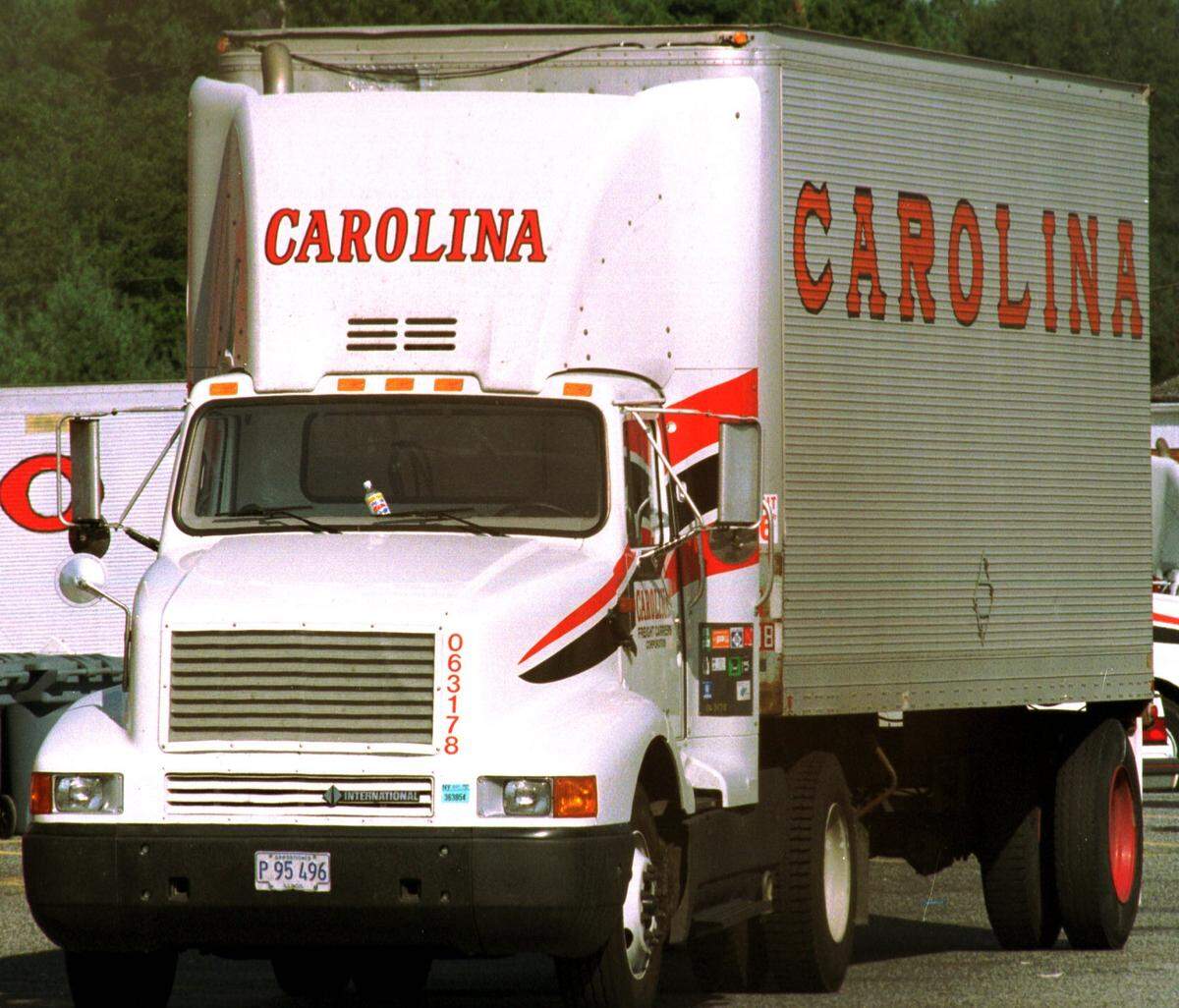 In this Charlotte Observer file photo from 1995, a Carolina Freight truck is shown at the company’s terminal in Cherryville.