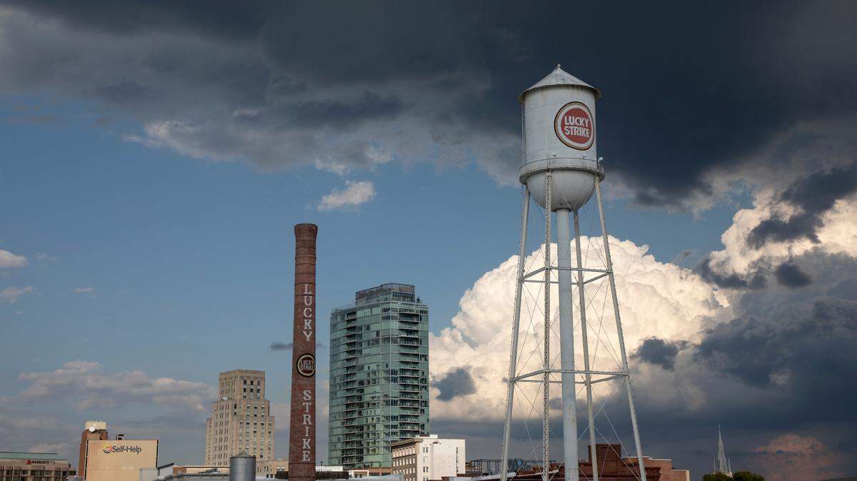 Downtown Durham, N.C. is photographed on Monday, Oct. 17, 2022.