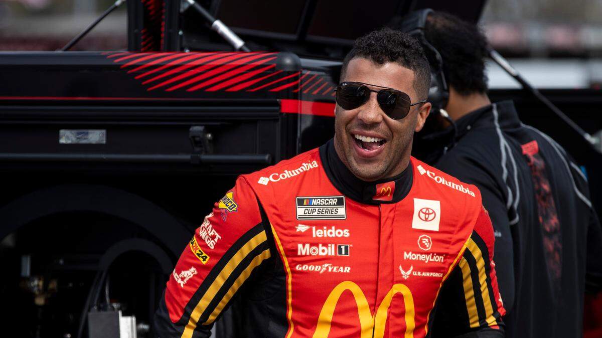 Mar 30, 2024; Richmond, Virginia, USA; NASCAR Cup Series driver Bubba Wallace (23) during practice for the Toyota Owners 400 at Richmond Raceway.