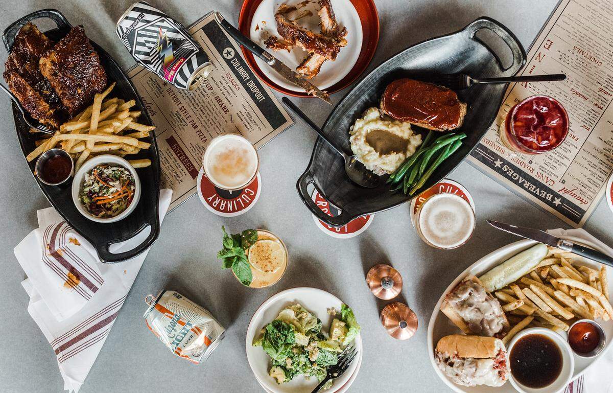 Culinary Dropout offers a menu of casual yet elevated American food.