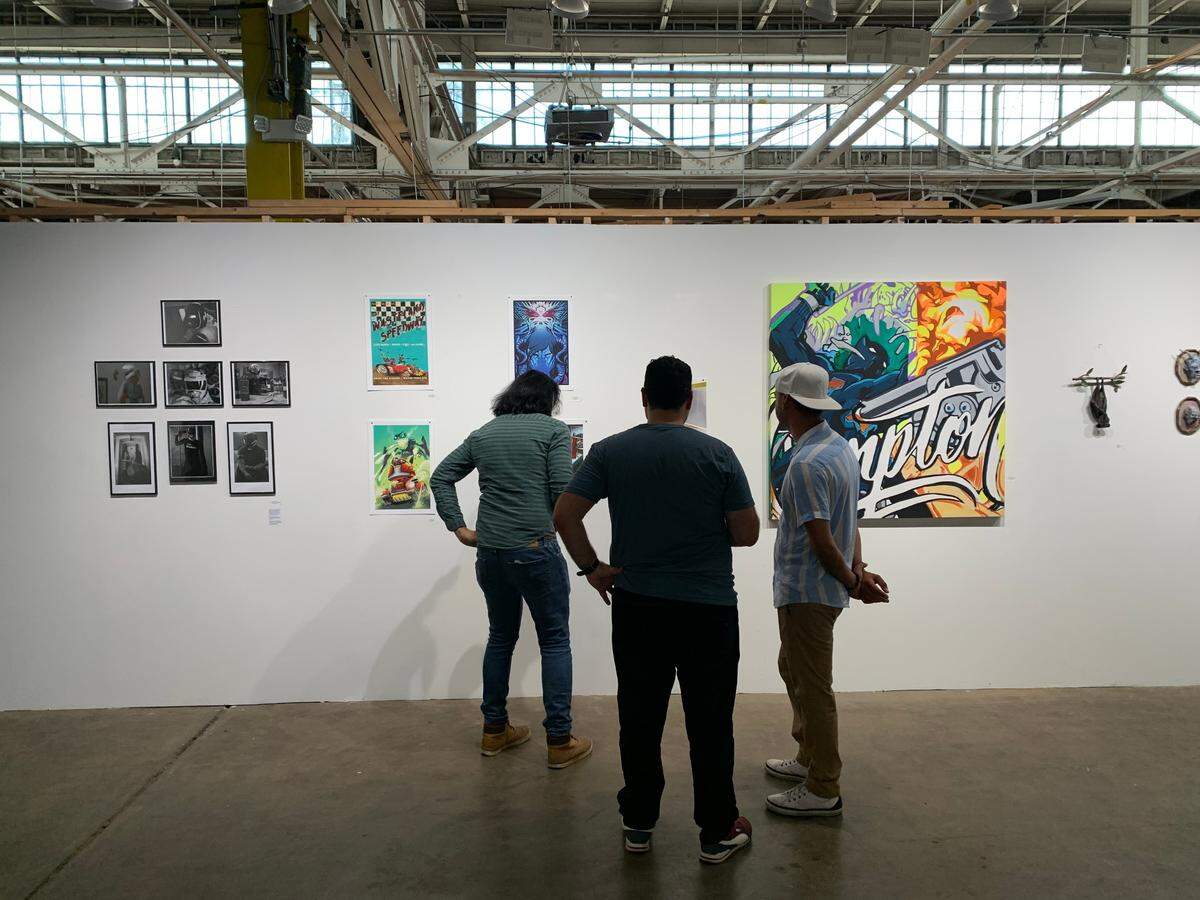 The month-long Doomsday & Night exhibit at Goodyear Arts is free.