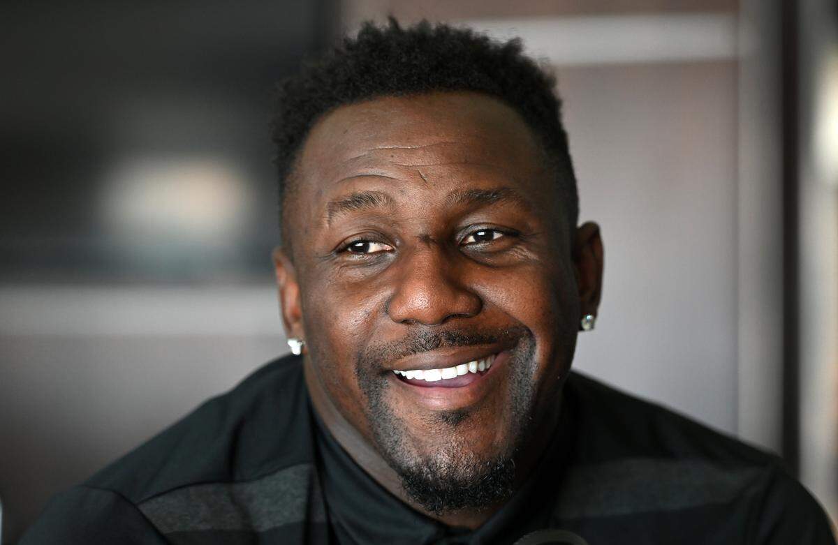 Former Carolina Panthers linebacker Thomas Davis on Tuesday, August 15, 2023.