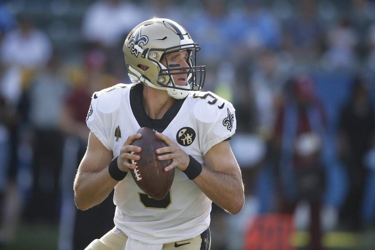 New Orleans Saints quarterback Drew Brees led his team to a 3-0 record against Carolina last season, including a wild-card playoff victory that ended the Panthers' season.