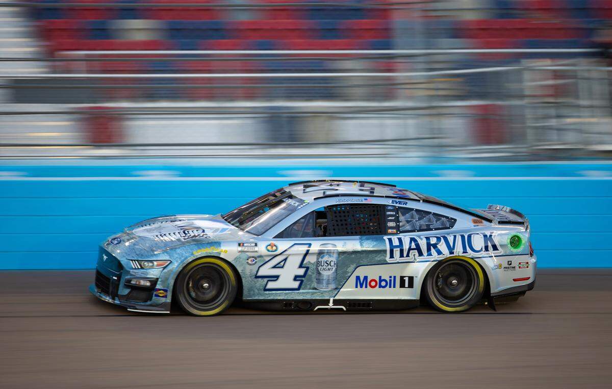 Nov 3, 2023; Avondale, Arizona, USA; NASCAR Cup Series driver Kevin Harvick during practice for the NASCAR Championship race at Phoenix Raceway.