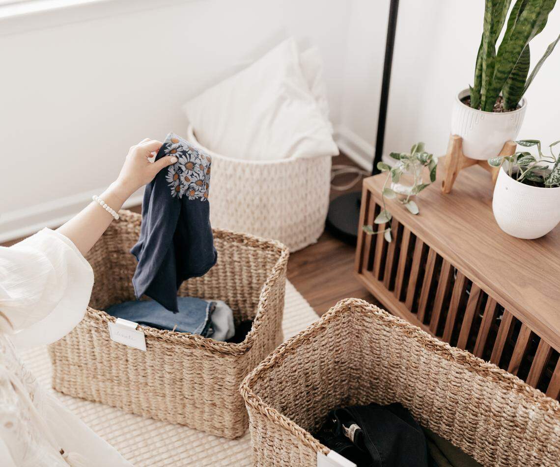 Start your new year off by clearing out unused items and organizing your home.