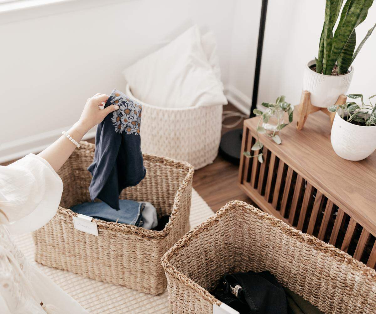 Start your new year off by clearing out unused items and organizing your home.