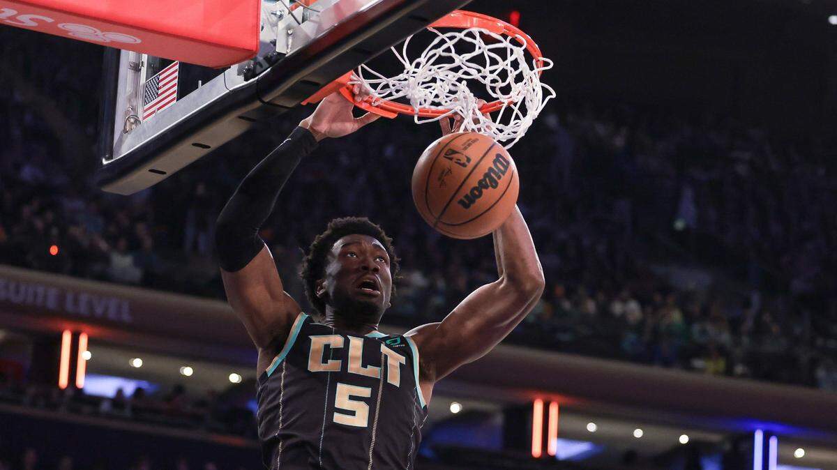 Mark Williams was injured in Charlotte’s 113-103 win against Detroit on Thursday night.