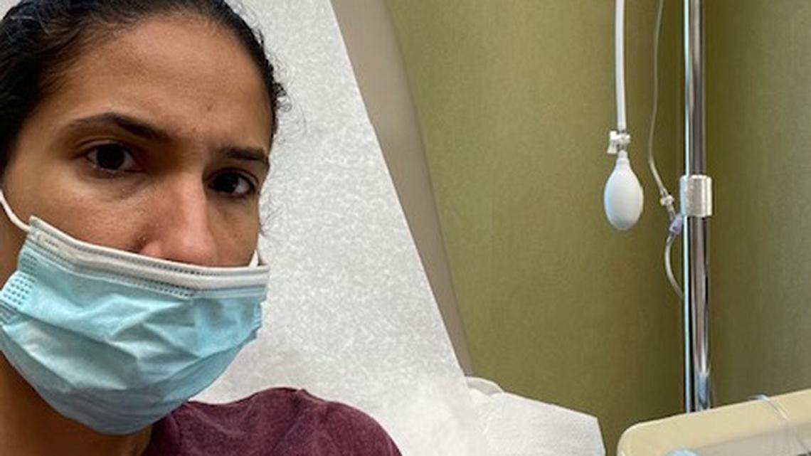 Siobhan Havlik of Charlotte suffers from hyperemesis gravidarum, a rare but debilitating condition that affects less than 2% of pregnant women.