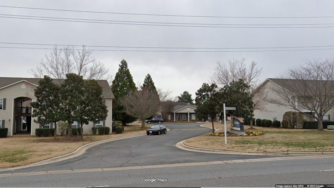 The incident occurred at the Crown Ridge Apartments community on South Dekalb Street in Shelby, officials said.