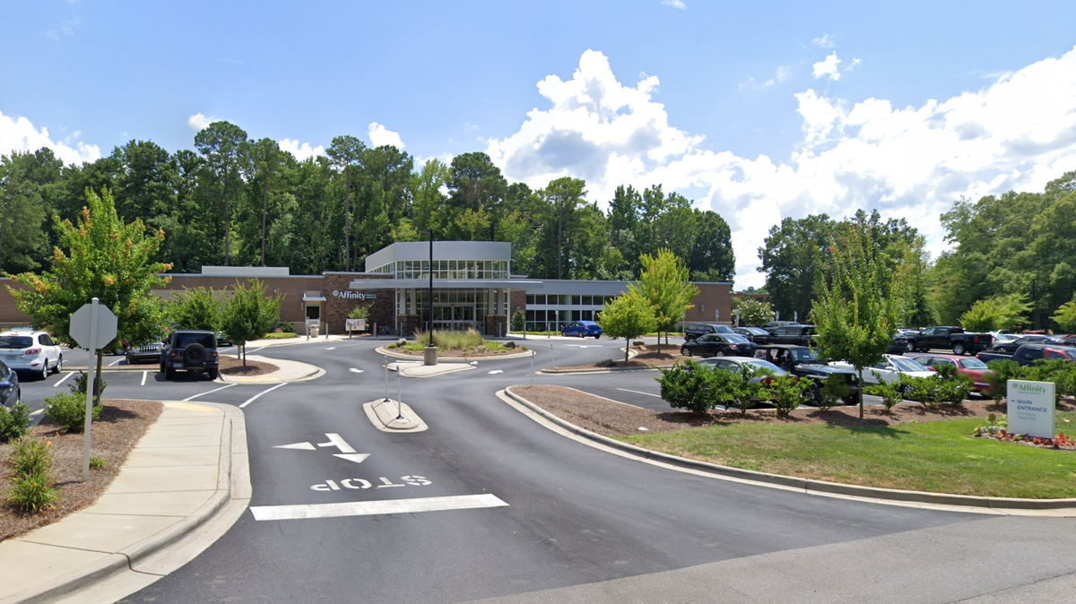 The incident happened Tuesday afternoon at Affinity Health Center off Anderson Road near Dave Lyle Boulevard.