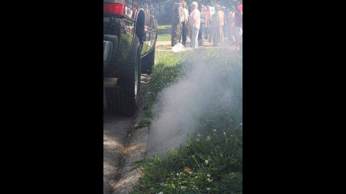 Smoke may show up in unexpected places in the coastal town of Morehead City, N.C., officials warn.