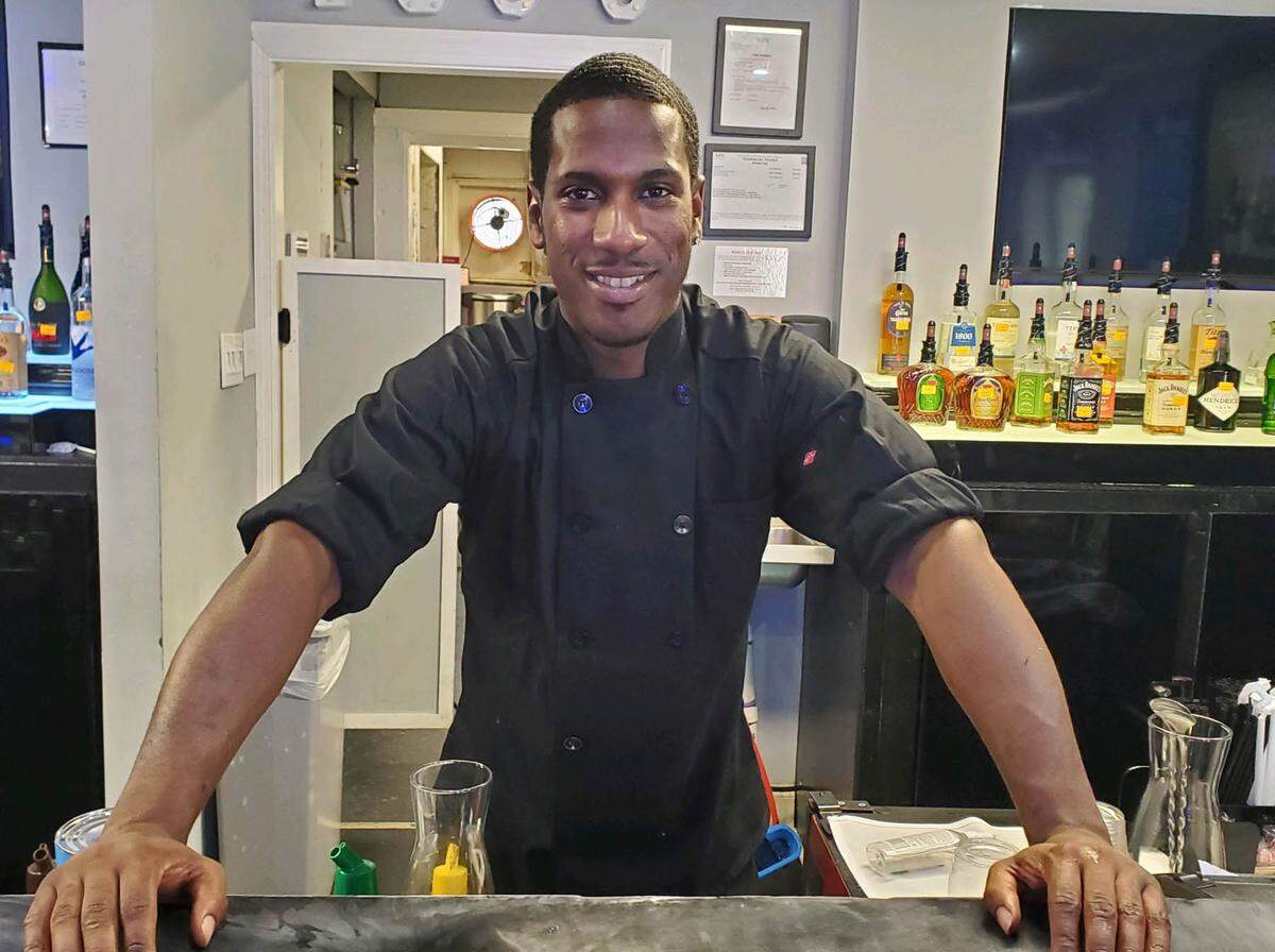 Chef Leroy Hall of Forty8Hundred Caribbean Restaurant & Lounge.