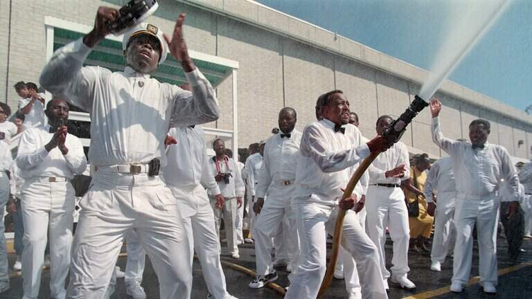 History in photos: The ‘fire-hose font’ that baptized thousands at once in Charlotte