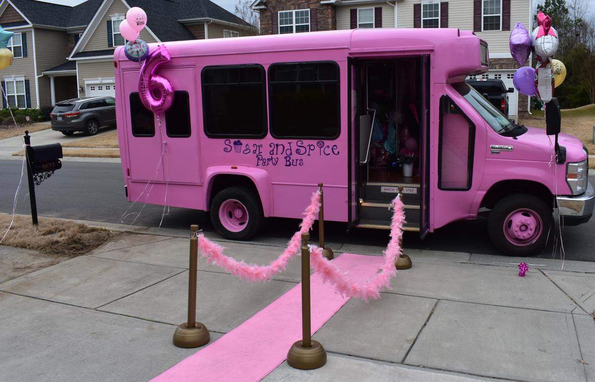 Sugar and Spice Party Bus.