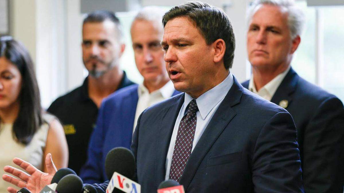 The latest salvo in the Republican battle against “wokeness” was fired Friday by Florida Gov. Ron DeSantis. After Disney opposed the state’s new “Don’t Say Gay” law, DeSantis signed a bill canceling privileges granted Disney decades ago that allowed it to govern the land surrounding its Florida theme park.