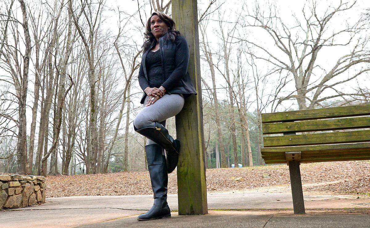 Rev. Debra J. Hopkins on Wednesday, February 10, 2021. Hopkins is a Black trans woman who was at one time homeless and is now an advocate for trans + homeless people. The Charlotte City Council passed an LGBTQ+ nondiscrimination ordinance would especially protect them. Trans women of color are the most discriminated against.