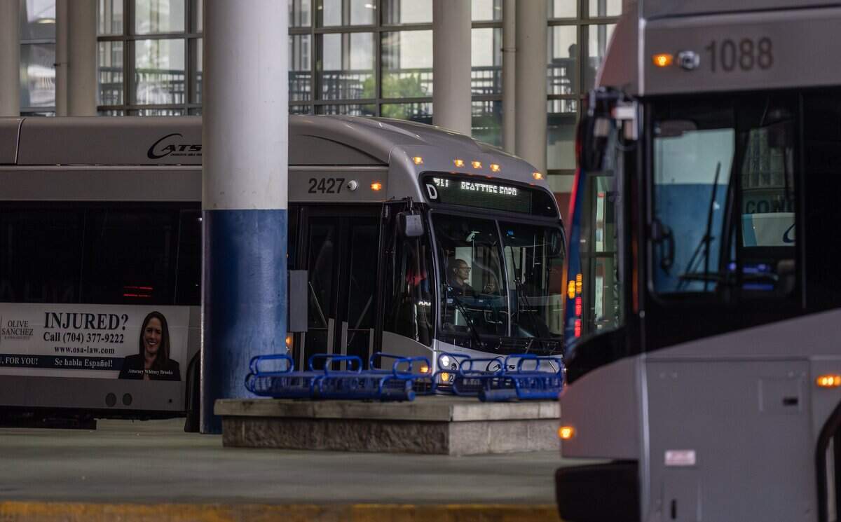 The Charlotte Transportation Center in Charlotte, N.C., on Friday, April 3, 2026.