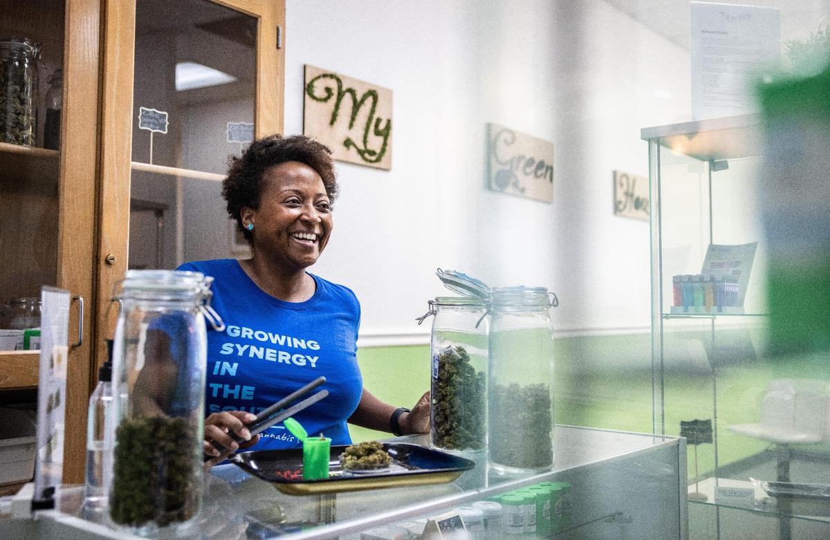 Kim Delaney started using CBD products while battling a rare blood cancer nearly six years ago. She opened My Green House CBD in Concord to start selling them ​herself in 2019.